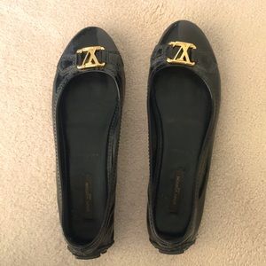 Louis Vuitton Vernis Oxford Ballerina Flats